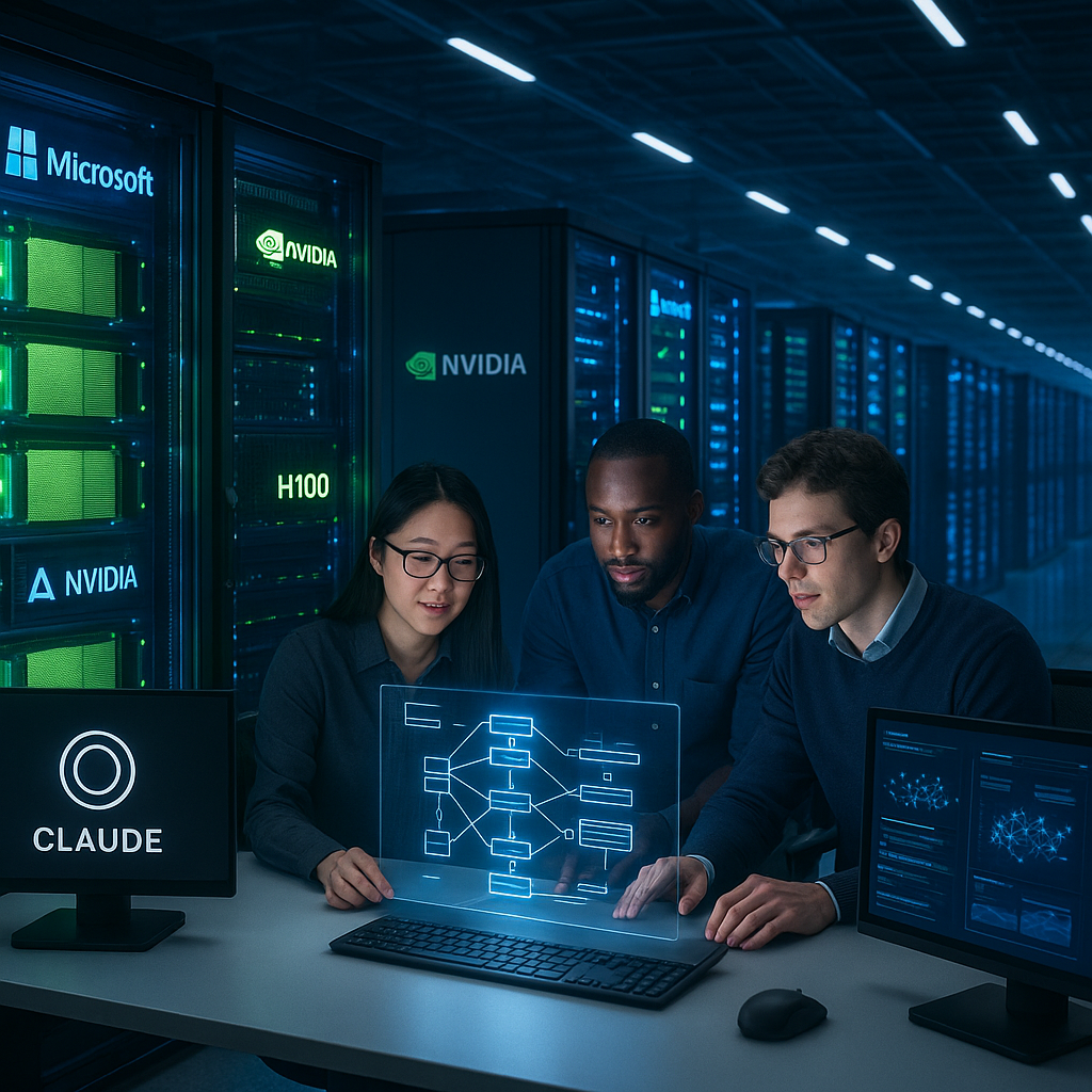 Microsoft, Nvidia, Anthropic Join Forces in Major AI Cloud Deal